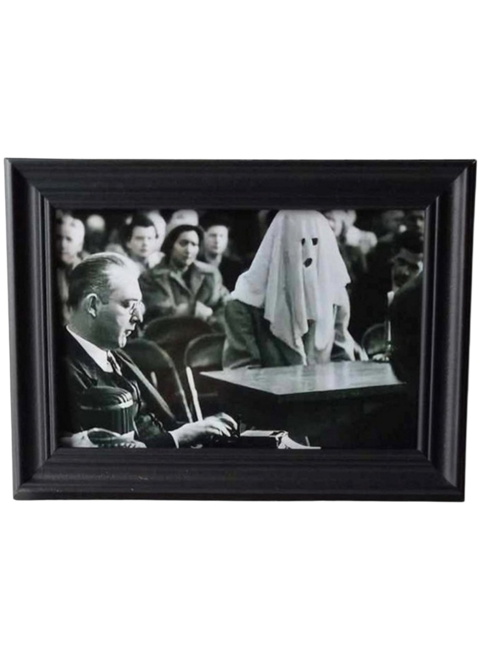 Vintage weird strange court room ghost strange unusual oddity art